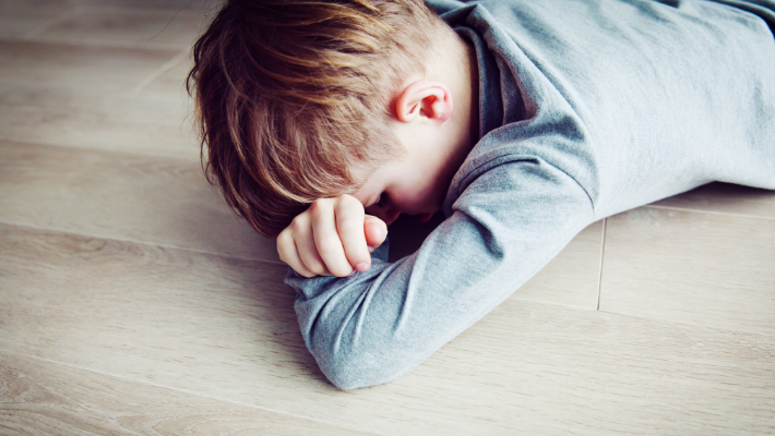 Child on the floor